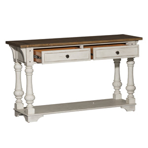 Morgan Creek - Sofa Table - White