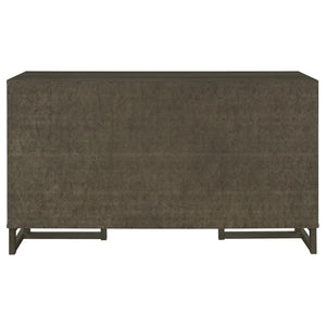 Kelly - 3-Drawer Storage Dining Sideboard Buffet - Dark Gray