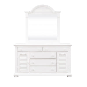 Summer House - 2 Door 5 Drawer Dresser - White