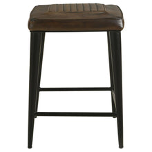 Alvaro - Leather Upholstered Stool (Set of 2)