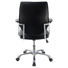 Chase - Upholstered Adjustable Home Office Desk Chair - Black