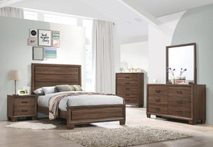 Brandon - Wood Panel Bed