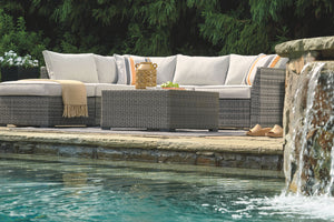 Cherry Point - Gray - 4 Pc. - Lounge Set