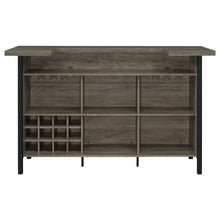 Bellemore - Freestanding Home Bar Wine Cabinet - Gray Driftwood