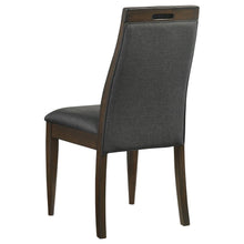 Wes - Upholstered Dining Side Chair (Set of 2) - Dark Walnut