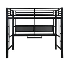 Avalon - Full Workstation Loft Bed - Black