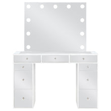 Regina - Makeup Vanity Table Set With Lighting - White