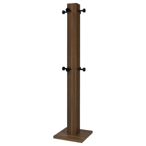 Rikkie - Coat Rack And Mirror - Walnut