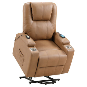 Armstrong - Upholstered Power Lift Massage Recliner