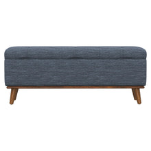 Rory - Storage Ottoman - Blue Heron