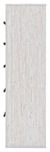 Cayboni - Whitewash - Five Drawer Chest