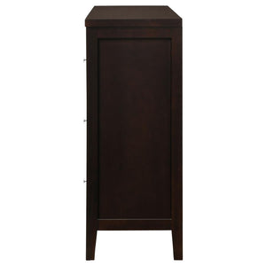 Carlton - 6-Drawer Dresser - Cappuccino