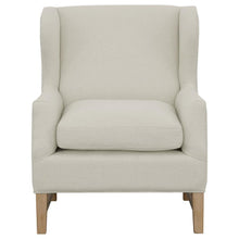 Fleur - Wing Back Accent Chair - Cream