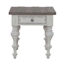 River Place - End Table - White