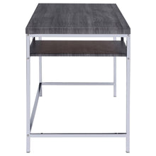 Kravitz - 1-Shelf Writing Desk - Weathered Gray