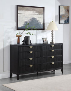 Brookmead - 8-Drawer Dresser - Black