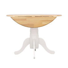 Allison - Round Drop Leaf Extension Dining Table - White