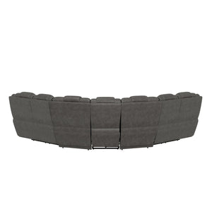 Rosenberg - Power Reclining Sectional - Dark Gray