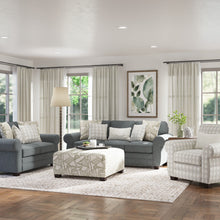 Royce - Complete Loveseat - Slate Blue