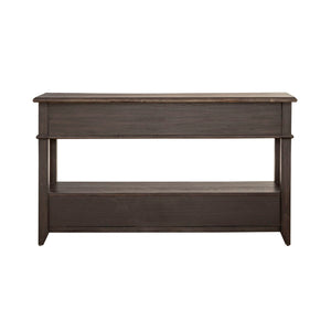 Mill Creek - 2 Drawer Sofa Table - Dark Brown