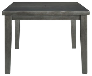 Hallanden - Gray - Rectangular Dining Room Butterfly Extension Table