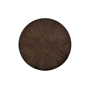 Penton - Round End Table - Dark Brown