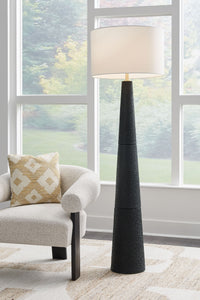 Hallburg - Black - Poly Floor Lamp