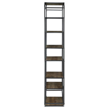 Leland - 6-Shelf Bookshelf - Rustic Brown