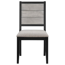 Elodie - Wood Dining Side Chair (Set of 2) - Gray And Black