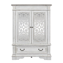 Abbey Park - Mirrored Door Chest - White