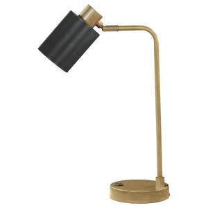 Cherise - Adjustable Angle Table Lamp - Antique Brass