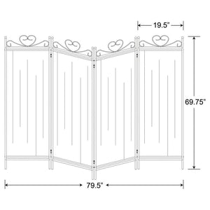 Dove - 4-Panel Room Divider Folding Shoji Screen - Beige