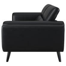 Shania - Upholstered Low Back Sofa - Black