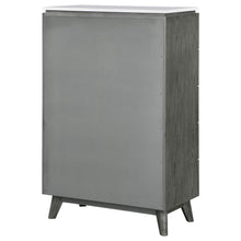 Nathan - 5-Drawer Bedroom Chest - Gray