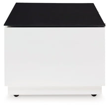 Gardoni - White / Black - Rectangular Cocktail Table