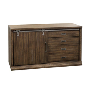 Stone Brook - Computer Credenza - Dark Brown