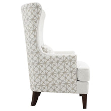 Pippin - Upholstered High Wingback Accent Chair - Latte