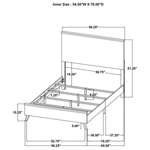 Kaywood - Panel Bed