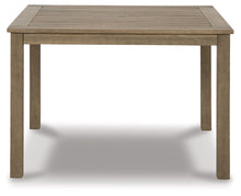 Aria Plains - Brown - Square Dining Table W/Umb Opt