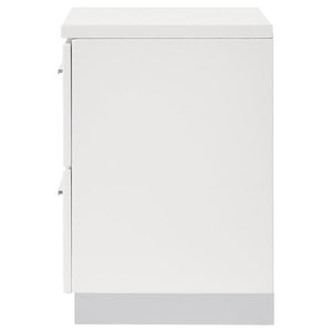 Felicity - 2-Drawer Nightstand - White High Gloss