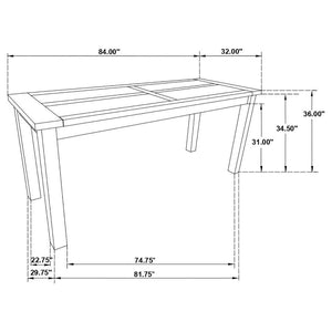 Coleman - Counter Height Table - Rustic Golden Brown