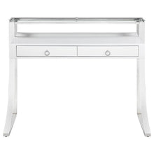 Gemma - 2-Drawer Writing Desk - White High Gloss