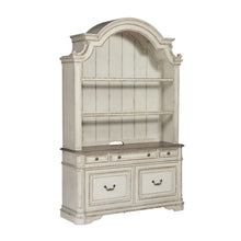 Magnolia Manor - Credenza Hutch - White