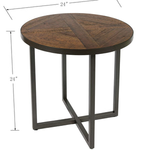 Denton - End Table - Antique Pine