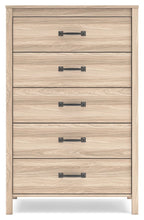 Battelle - Tan - Five Drawer Chest