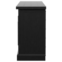 Florence - 4 Door Dining Sideboard Buffet - Distressed Black