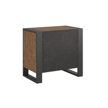 Hendrick - 2 Drawer Nightstand - Sepia Brown