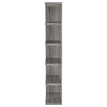 Harrison - 5-Shelf Bookshelf - Weathered Gray