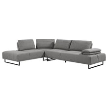 Arden - Upholstered Sectional Sofa With Adjustable Back - Taupe