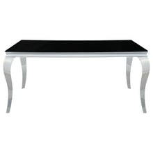 Carone - Rectangular Glass Top Dining Table